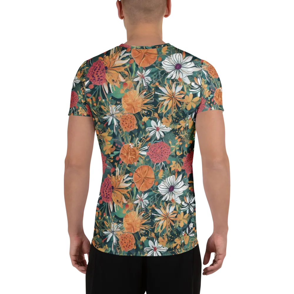 Tangerine Conservatory on Men's Athletic T-Shirt — Back