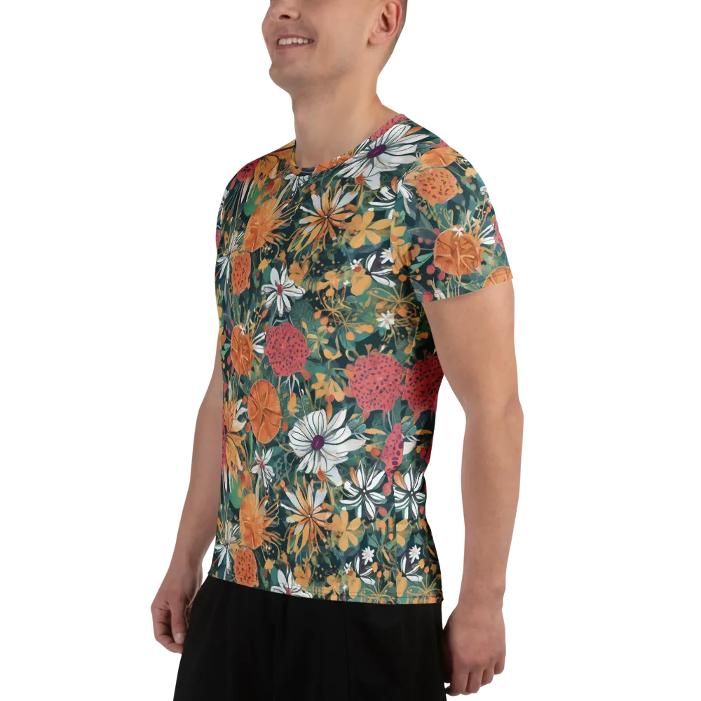 Tangerine Conservatory on Men's Athletic T-Shirt — Left