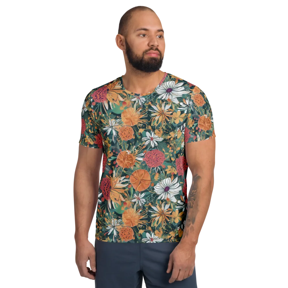 Tangerine Conservatory on Men's Athletic T-Shirt — Front