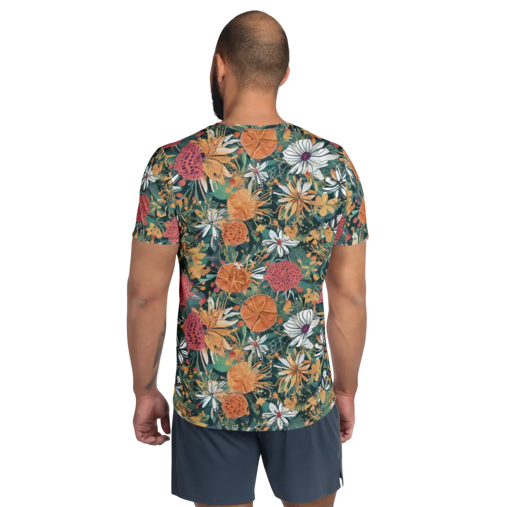 Tangerine Conservatory on Men's Athletic T-Shirt — Back