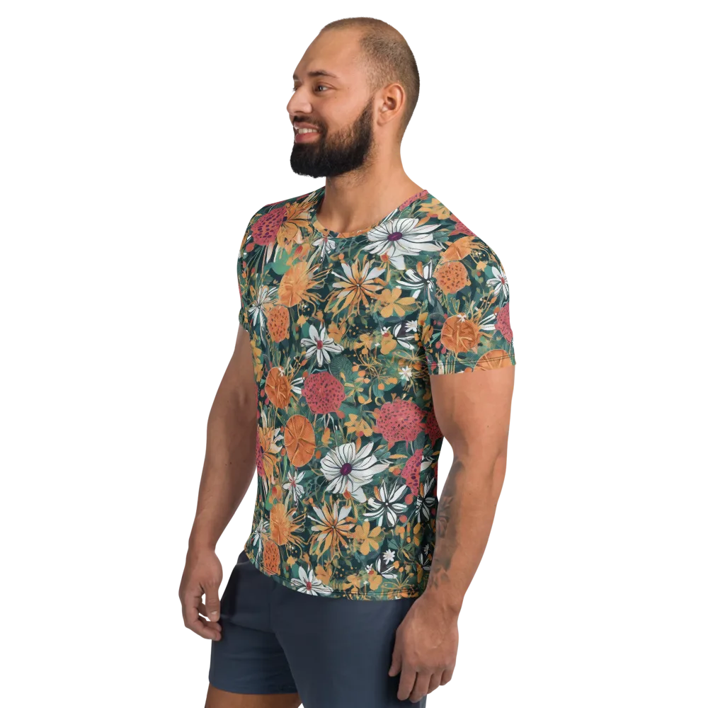 Tangerine Conservatory on Men's Athletic T-Shirt — Left