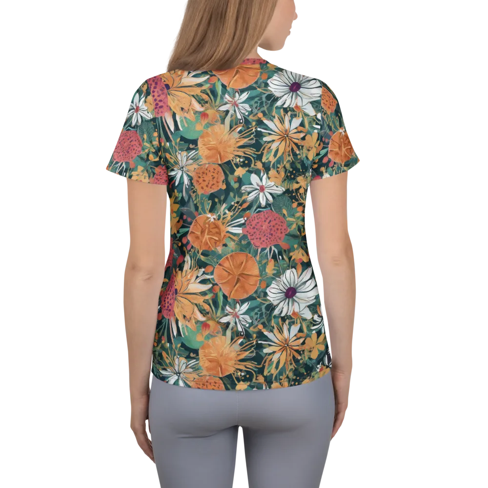 Tangerine Conservatory on Women's Athletic T-Shirt — Back