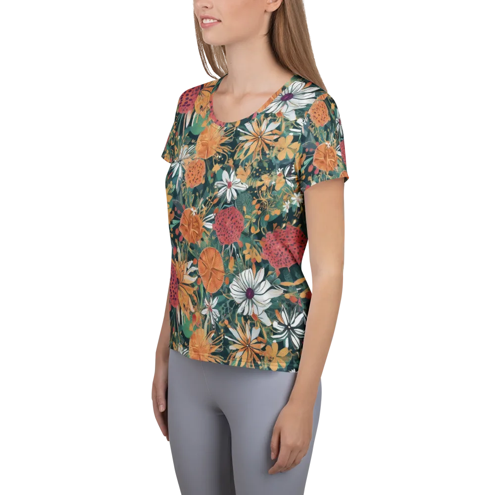 Tangerine Conservatory on Women's Athletic T-Shirt — Left