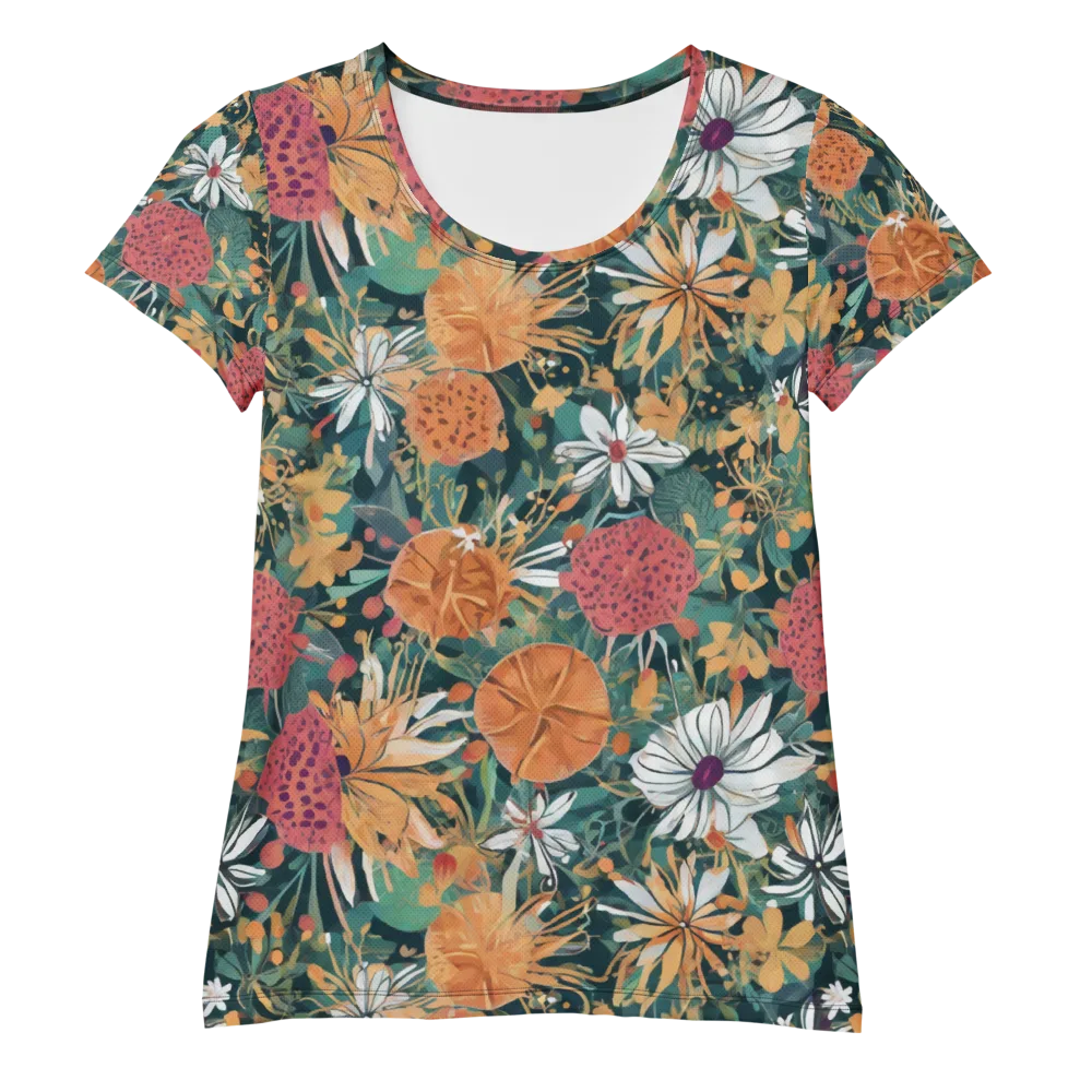 Tangerine Conservatory on Women's Athletic T-Shirt — Front