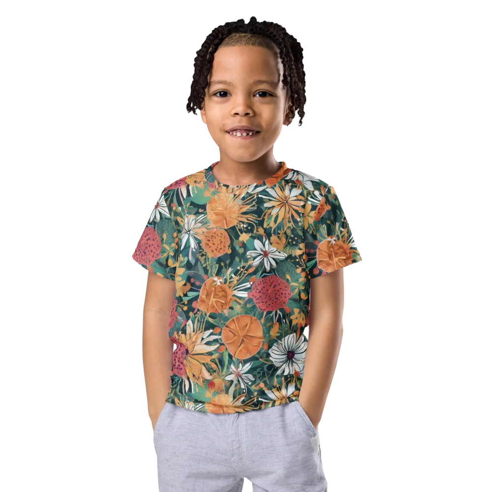 Tangerine Conservatory on Kids Crew Neck T-Shirt — Front