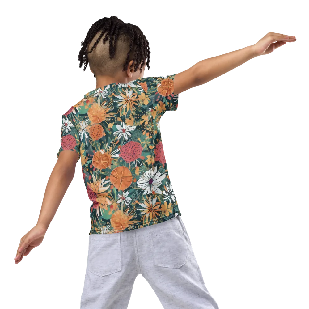 Tangerine Conservatory on Kids Crew Neck T-Shirt — Back
