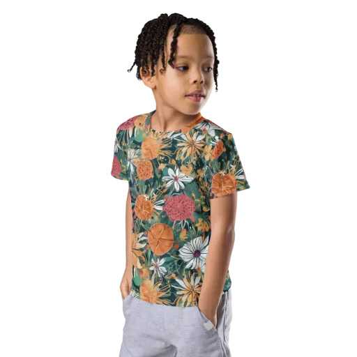 Tangerine Conservatory on a Kids Crew Neck T-Shirt