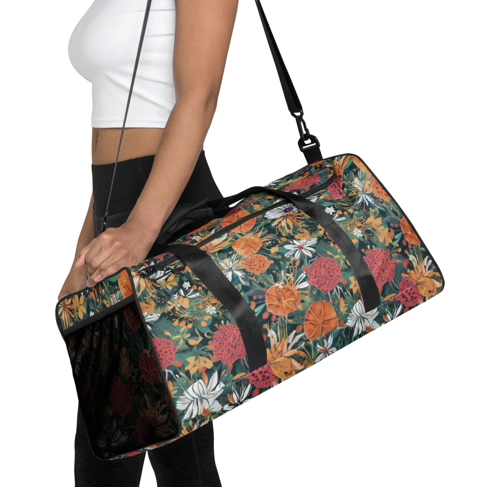 Tangerine Conservatory on Duffle Bag — Front