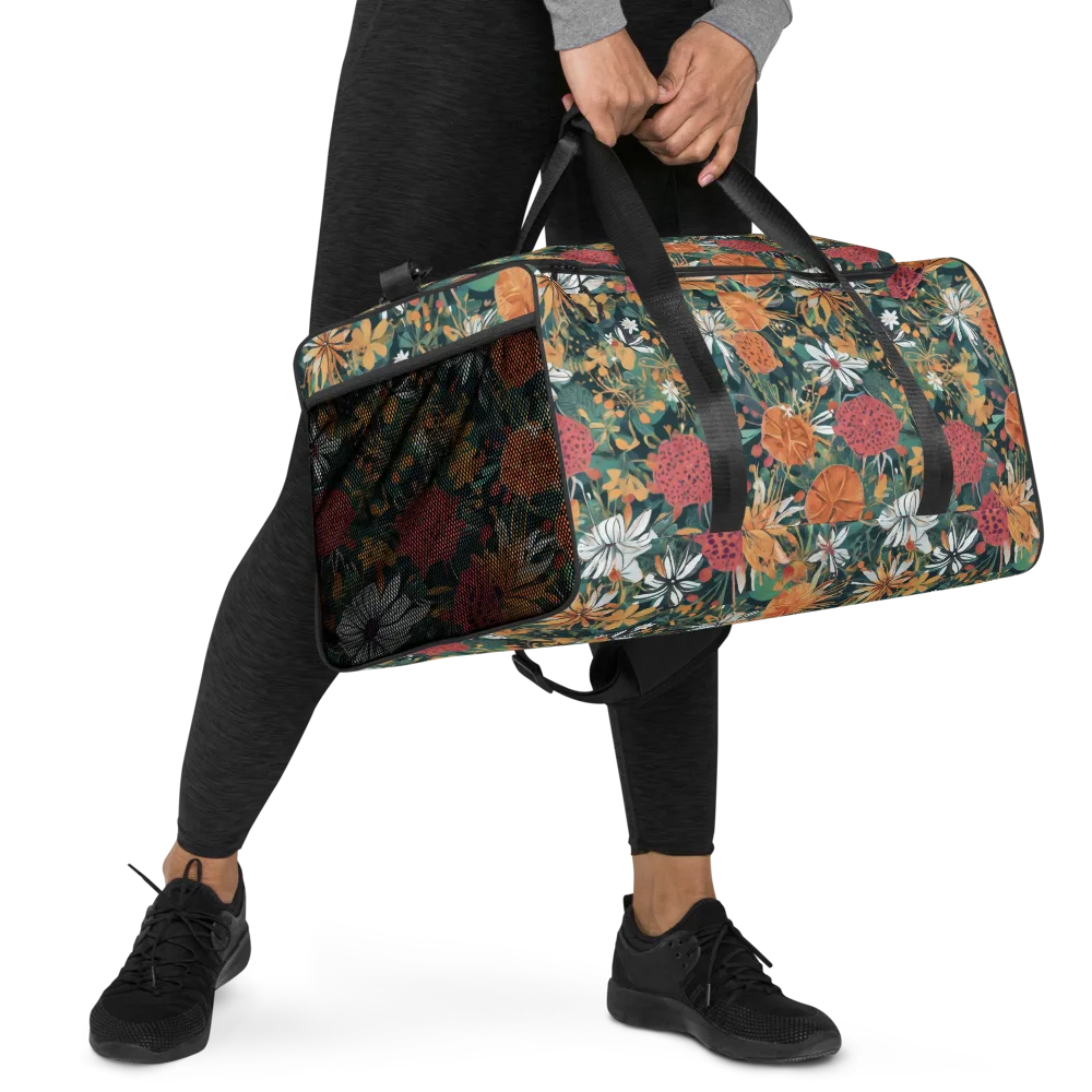 Tangerine Conservatory on Duffle Bag — Right Front