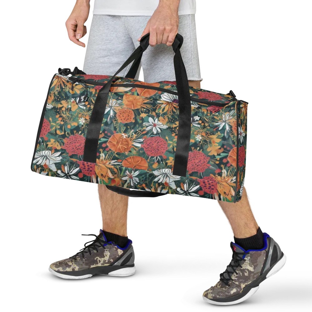 Tangerine Conservatory on Duffle Bag — Front