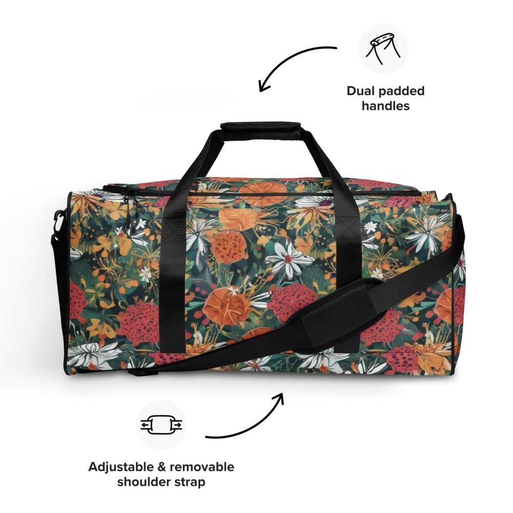 Tangerine Conservatory on Duffle Bag — Front