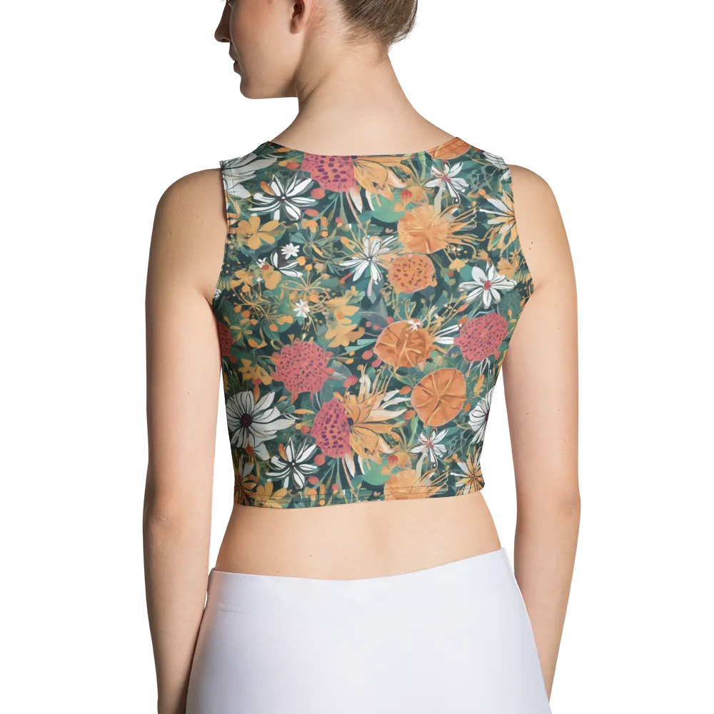 Tangerine Conservatory on Crop Top — Back