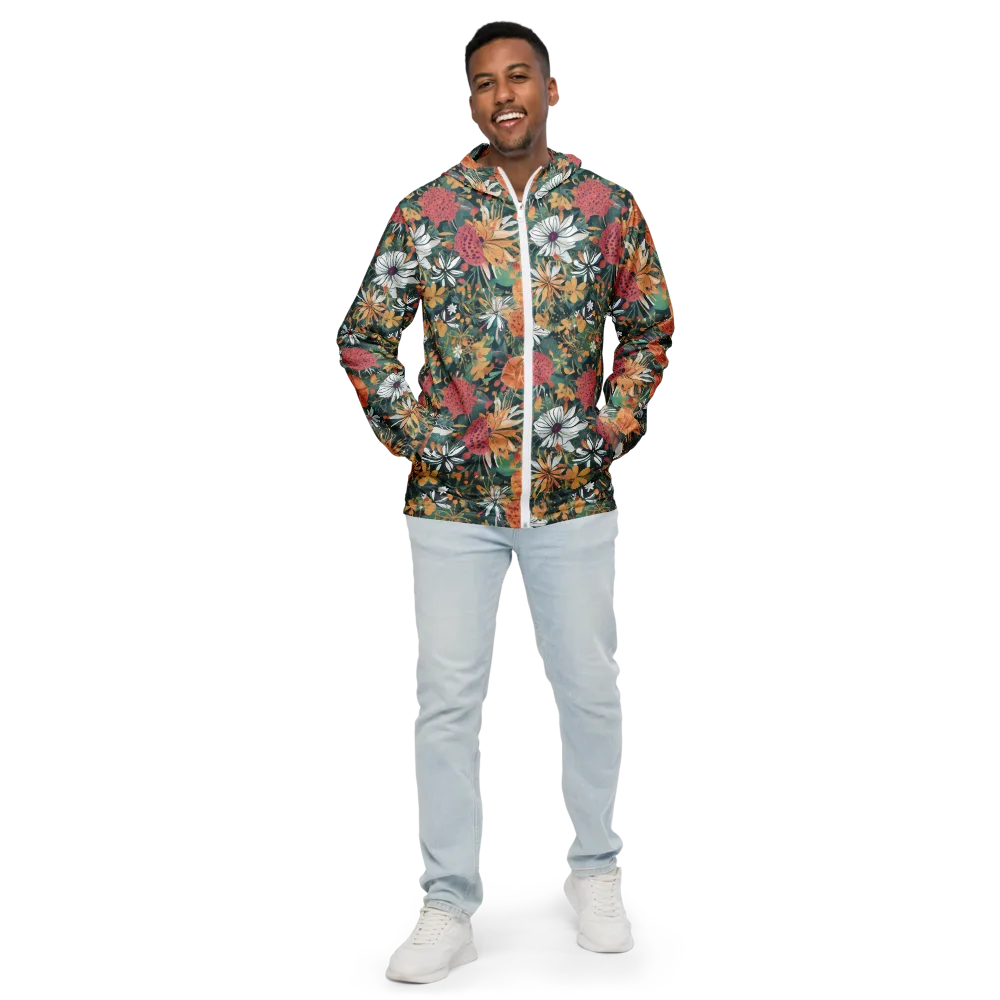 Tangerine Conservatory on Men's Windbreaker — Front