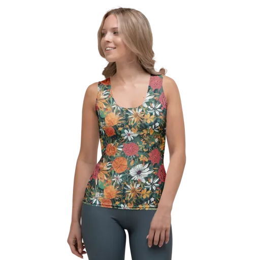 Tangerine Conservatory on a Women's Tank Top