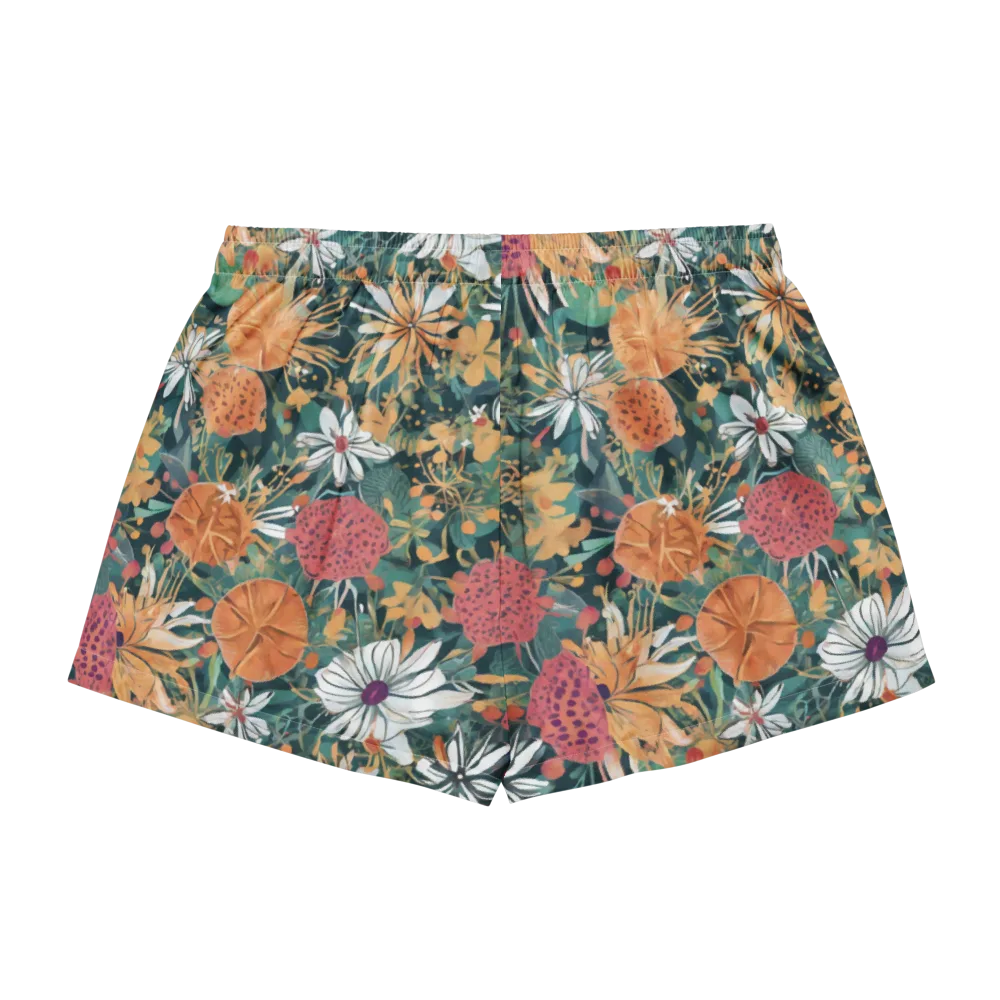 Tangerine Conservatory on Women's Pajama Shorts — Back