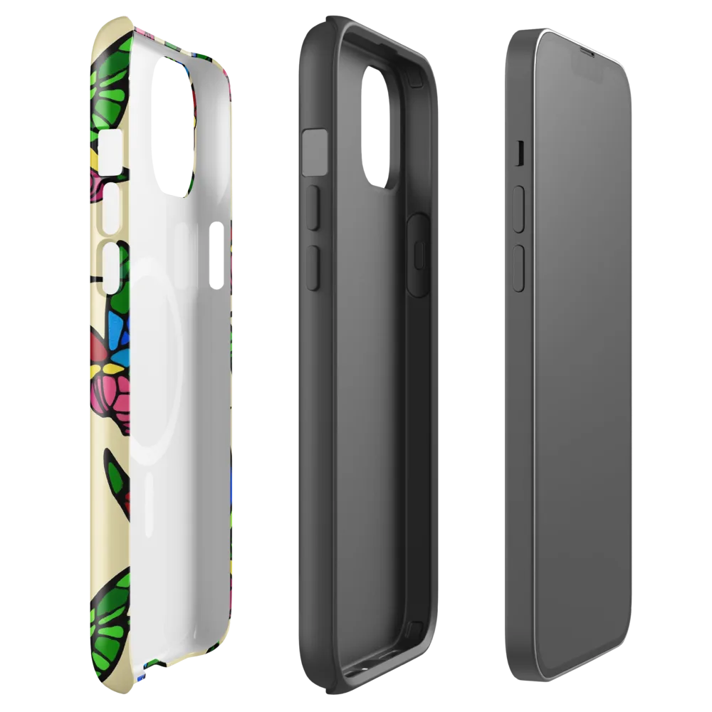 Hummingbird Mosaic on MagSafe Tough Case for iPhone® — Front