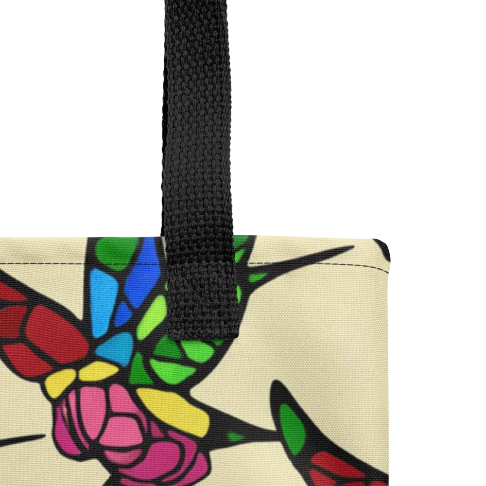 Hummingbird Mosaic on Tote Bag — Product details