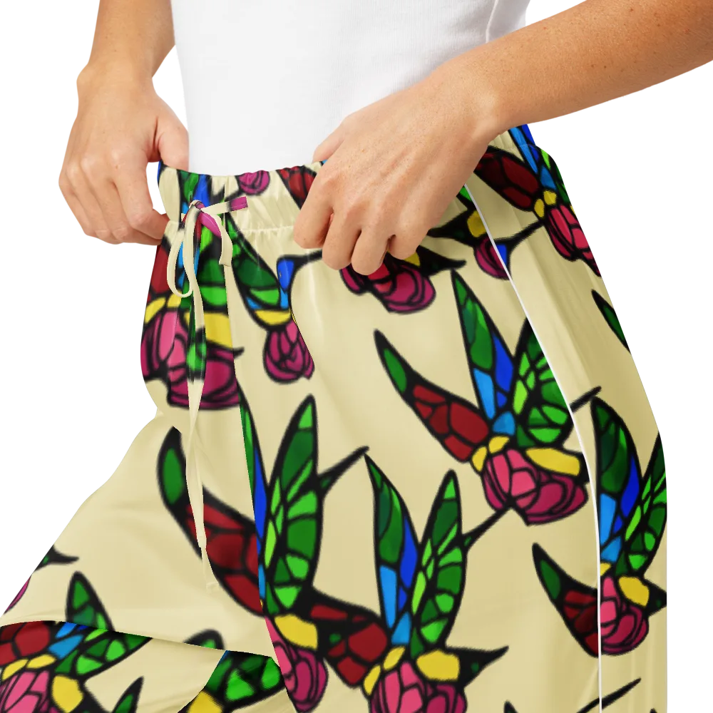 Hummingbird Mosaic on Women's Pajama Pants — Product details