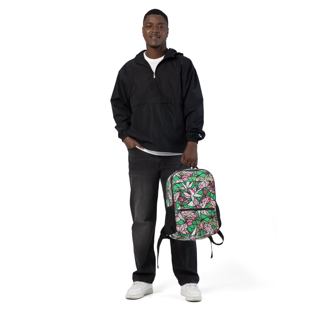 Stained Garden on Utility Backpack — Front