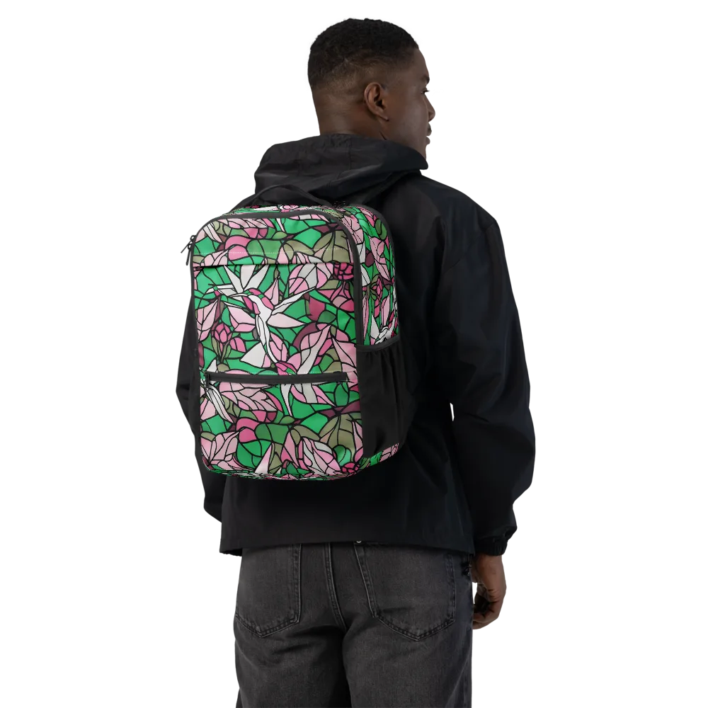 Stained Garden on Utility Backpack — Back