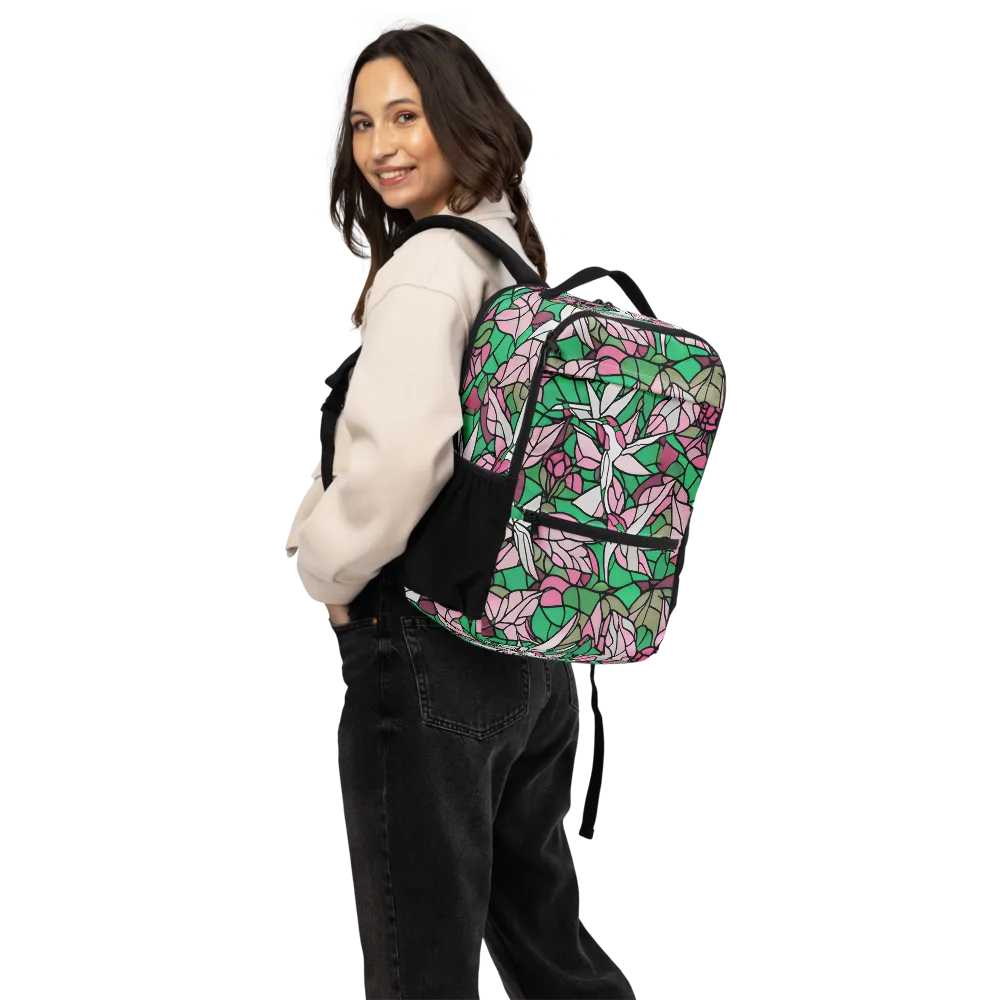Stained Garden on Utility Backpack — Back