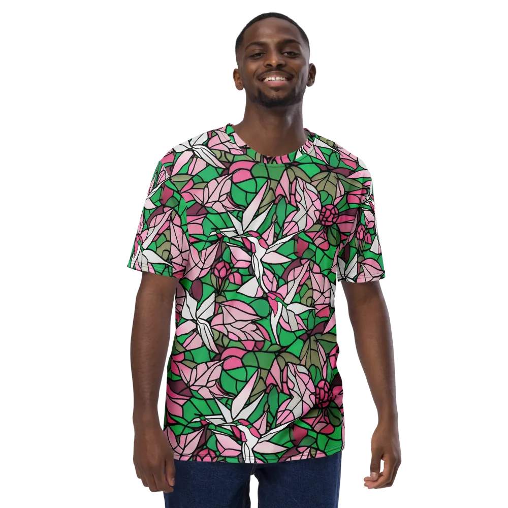 Stained Garden on Men's Crew Neck T-Shirt — Front