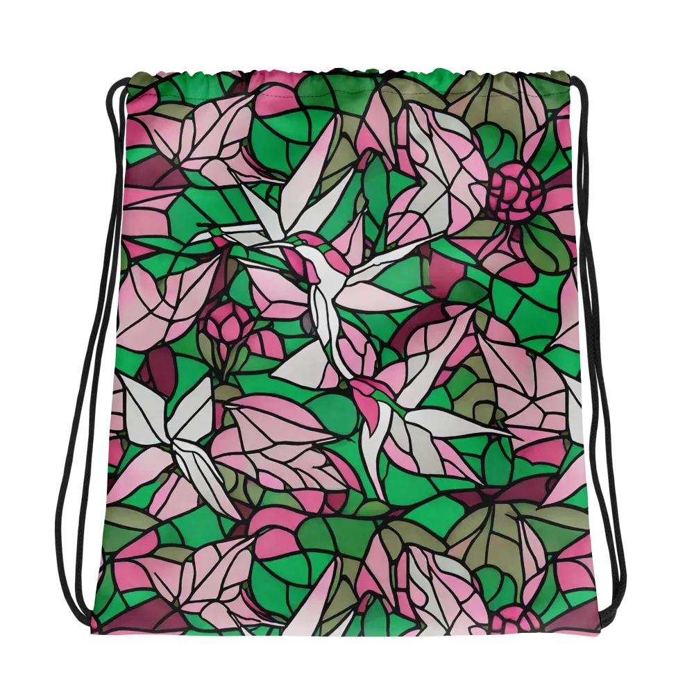 Stained Garden on Drawstring Bag — Photo