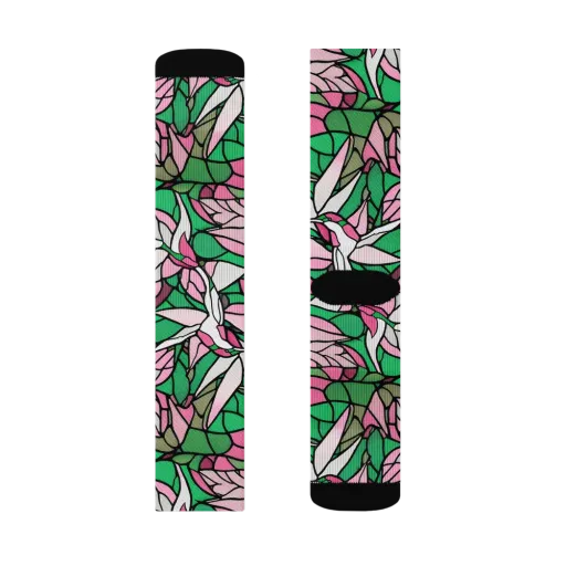 Stained Garden on a Socks