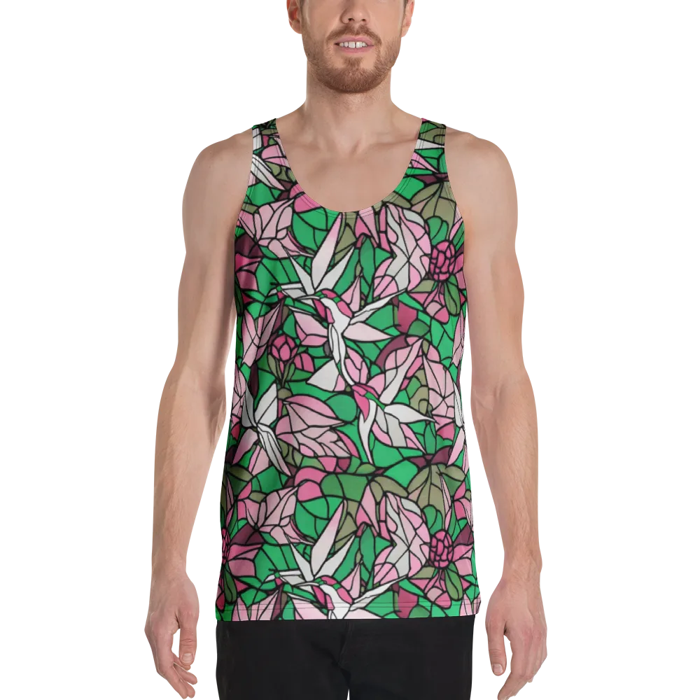 Stained Garden on Men's Tank Top — Front