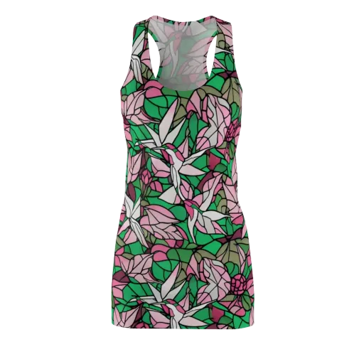 Stained Garden on a Racerback Dress