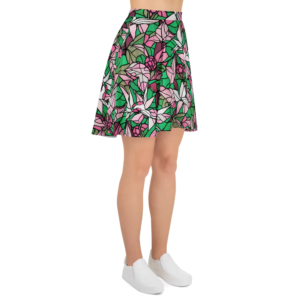 Stained Garden on Skater Skirt — Right