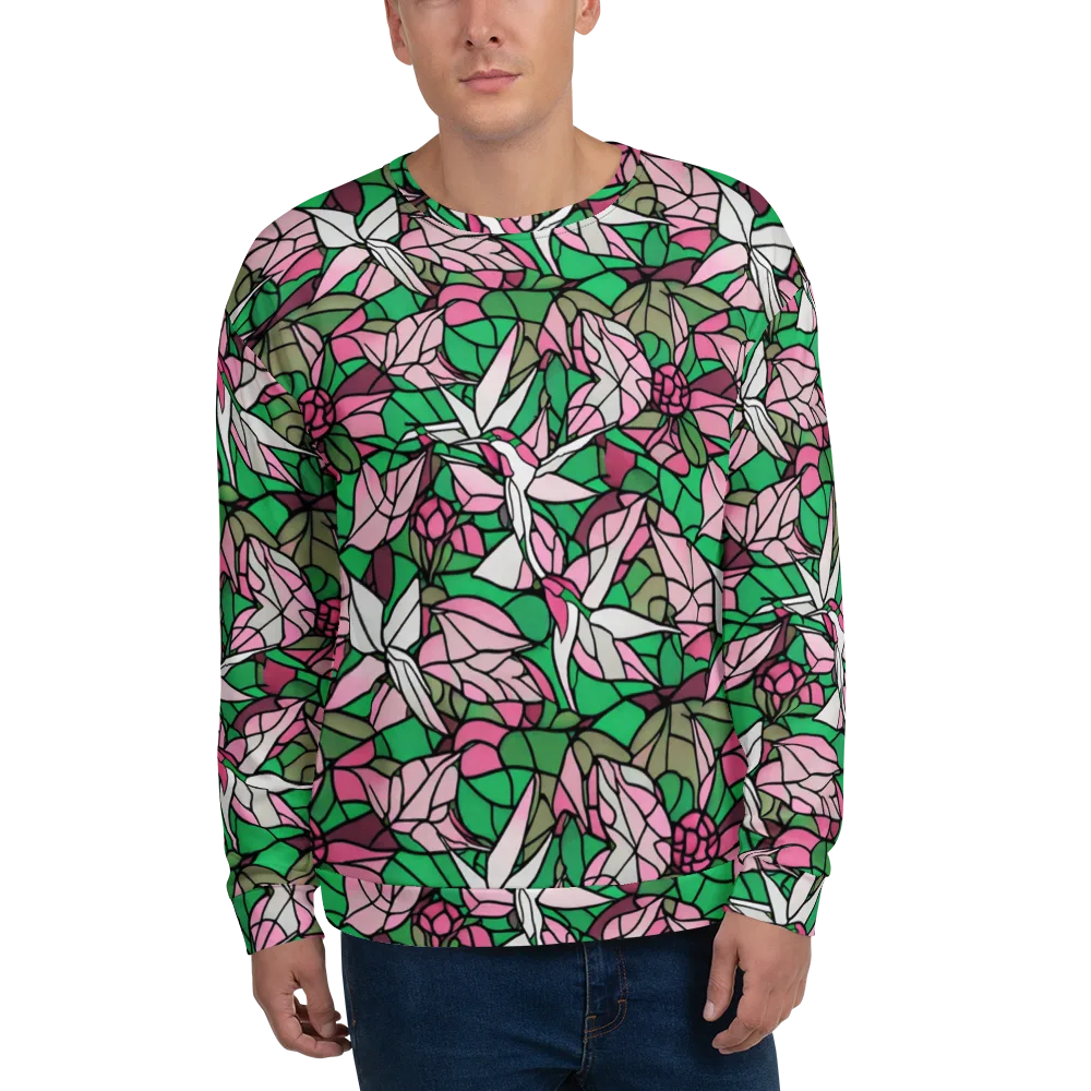 Stained Garden on Sweatshirt — Front