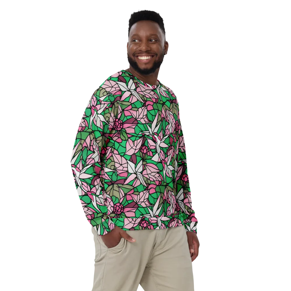 Stained Garden on Sweatshirt — Front