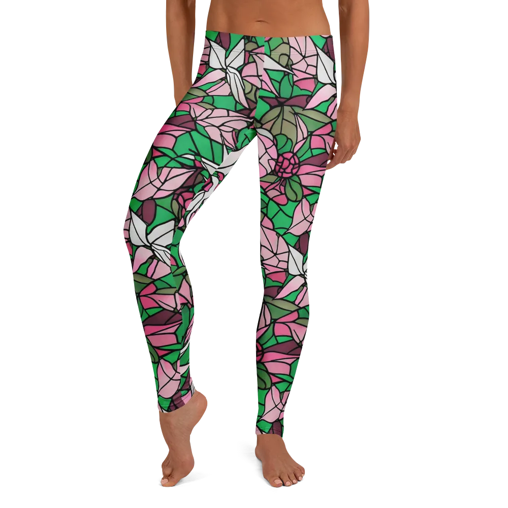 Stained Garden on Leggings — Front