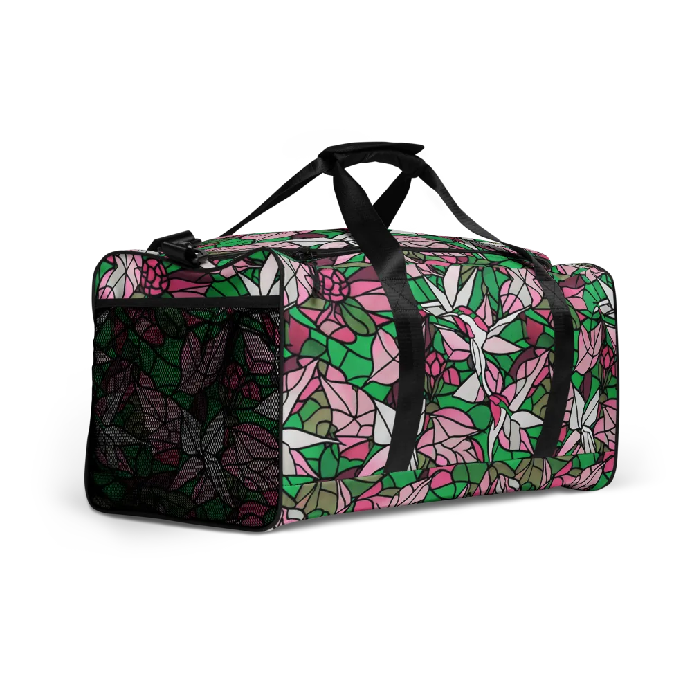 Stained Garden on Duffle Bag — Right Front
