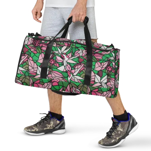 Stained Garden on a Duffle Bag