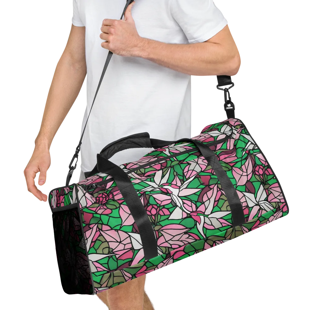 Stained Garden on Duffle Bag — Right Front
