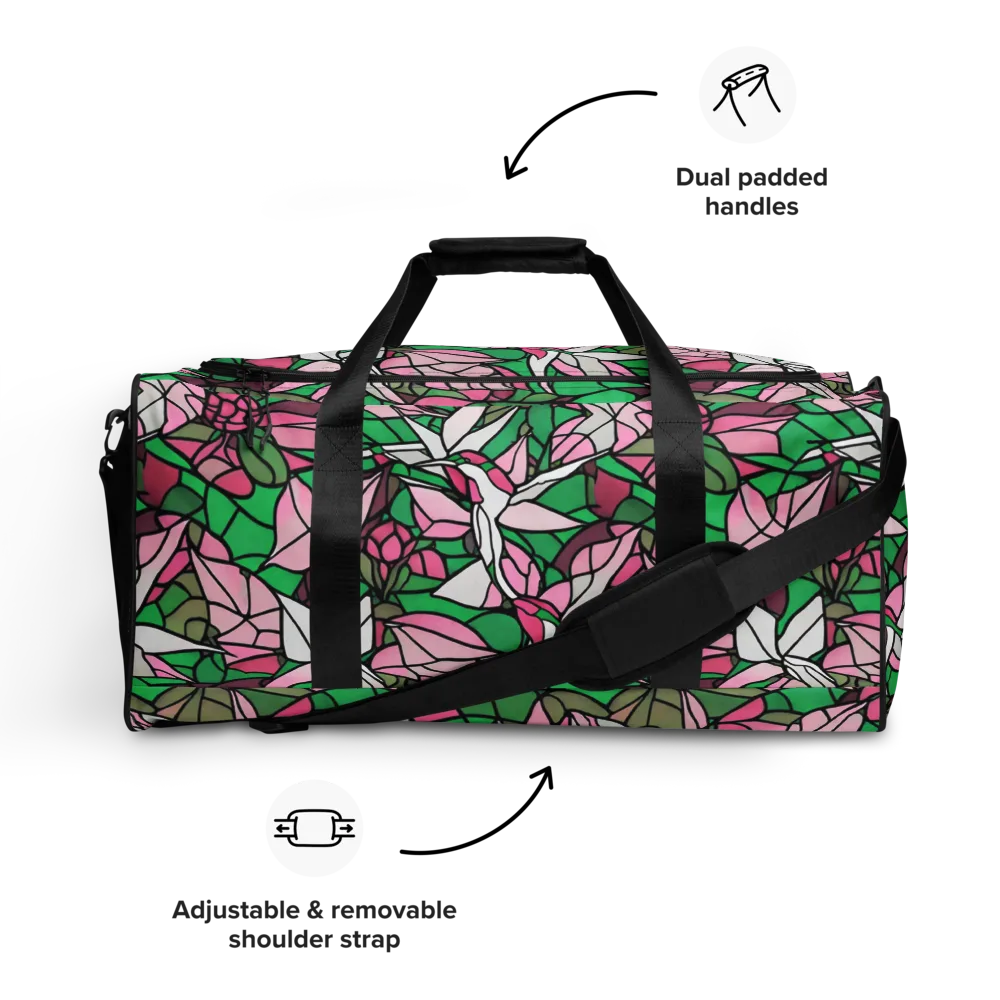 Stained Garden on Duffle Bag — Front