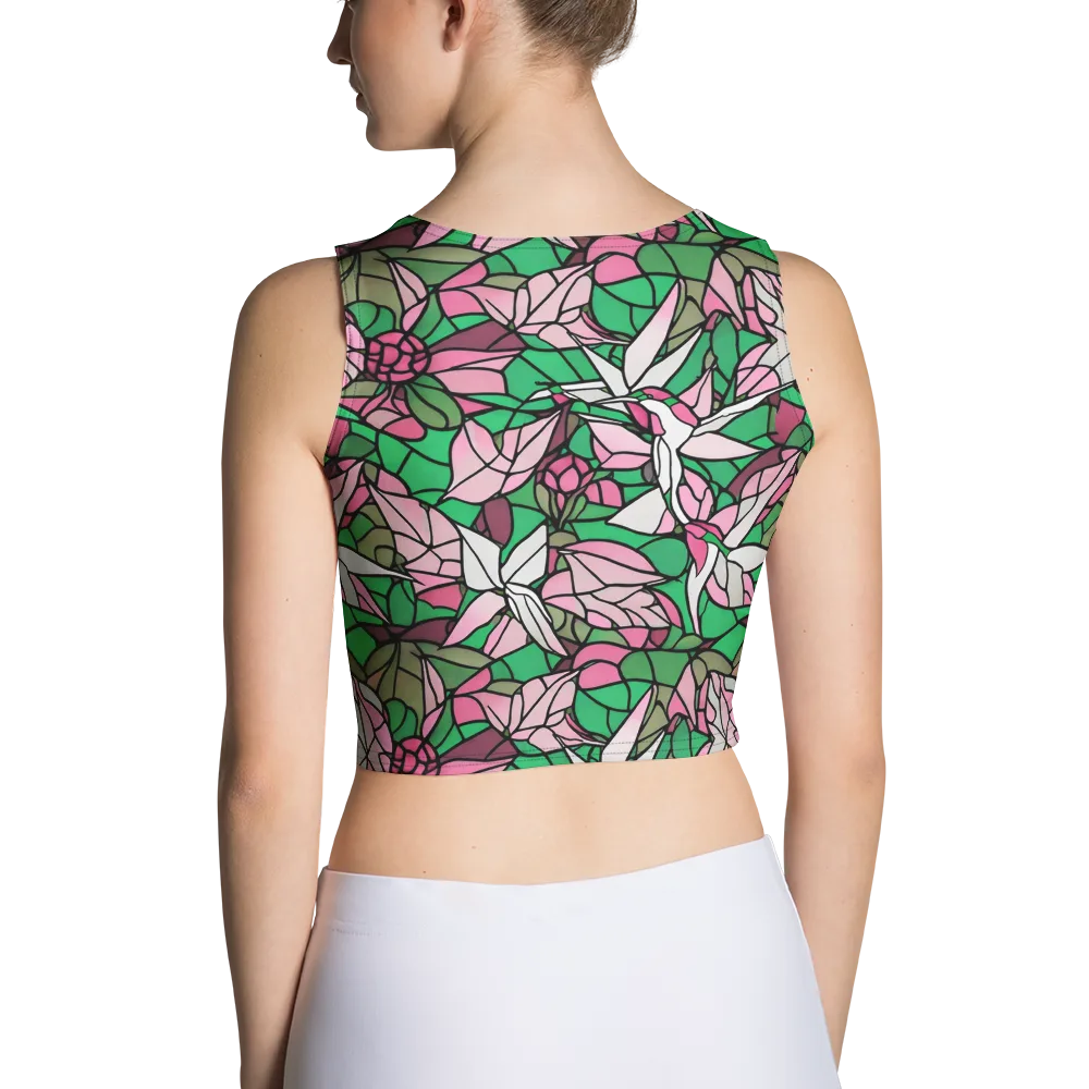 Stained Garden on Crop Top — Back