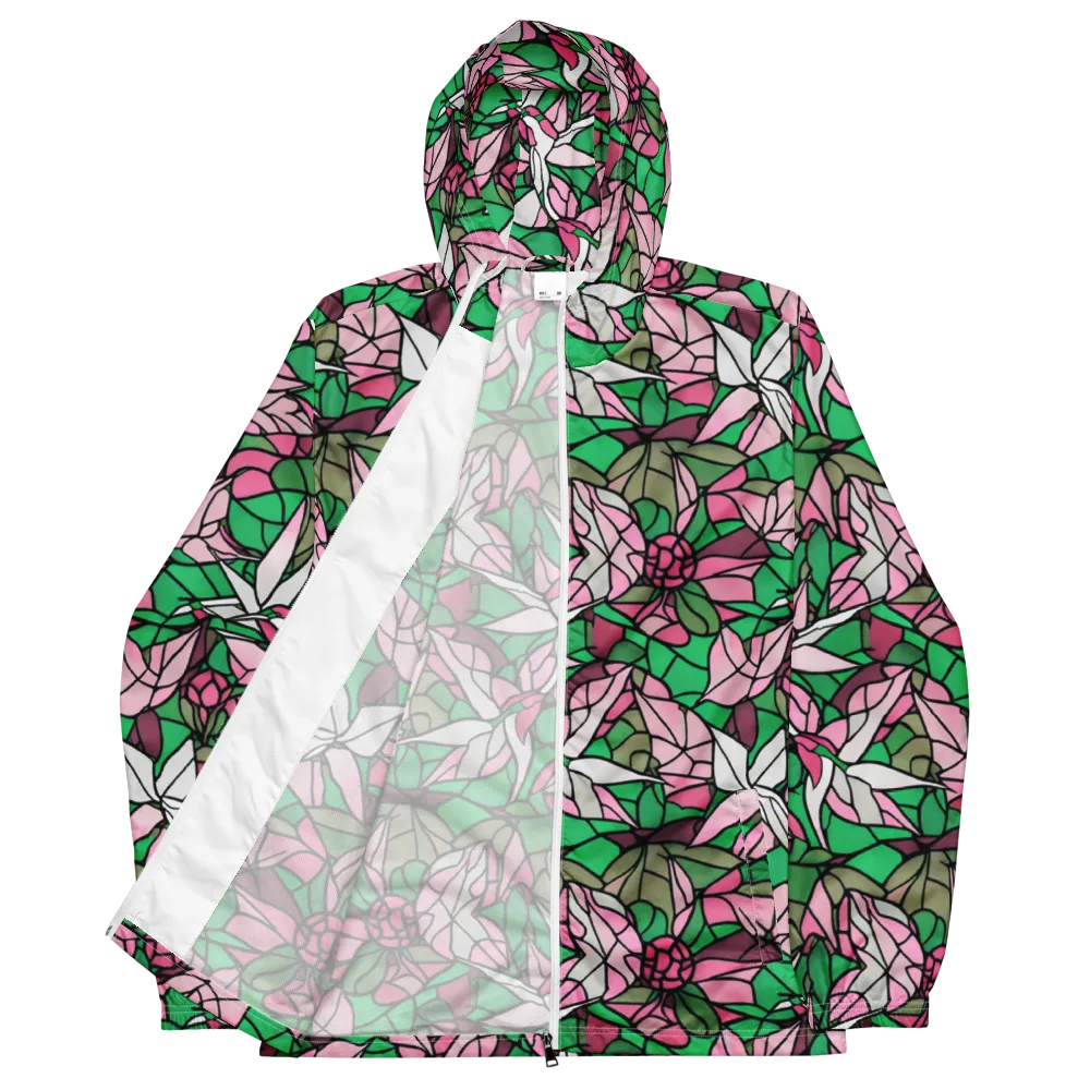 Stained Garden on Men's Windbreaker — Front