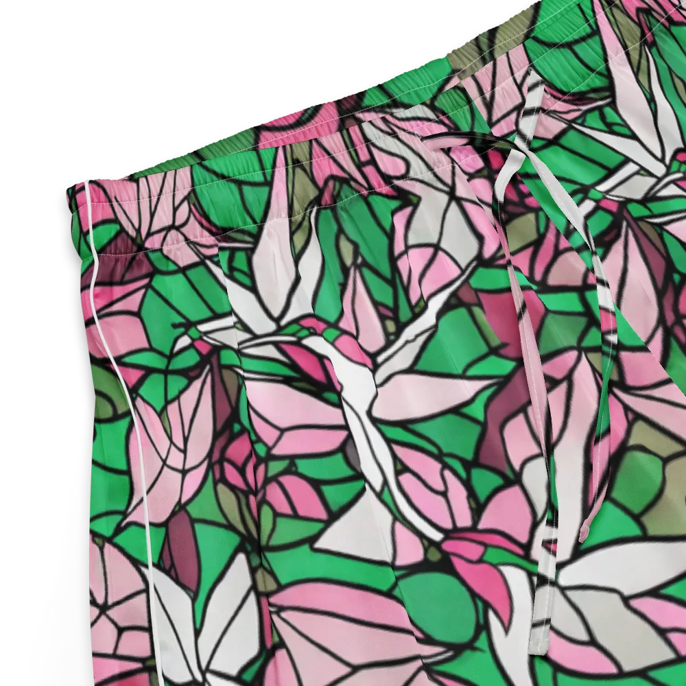 Stained Garden on Women's Pajama Shorts — Product details
