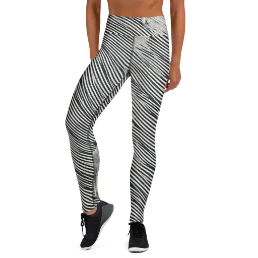 Zebra Chambre on a Yoga Leggings