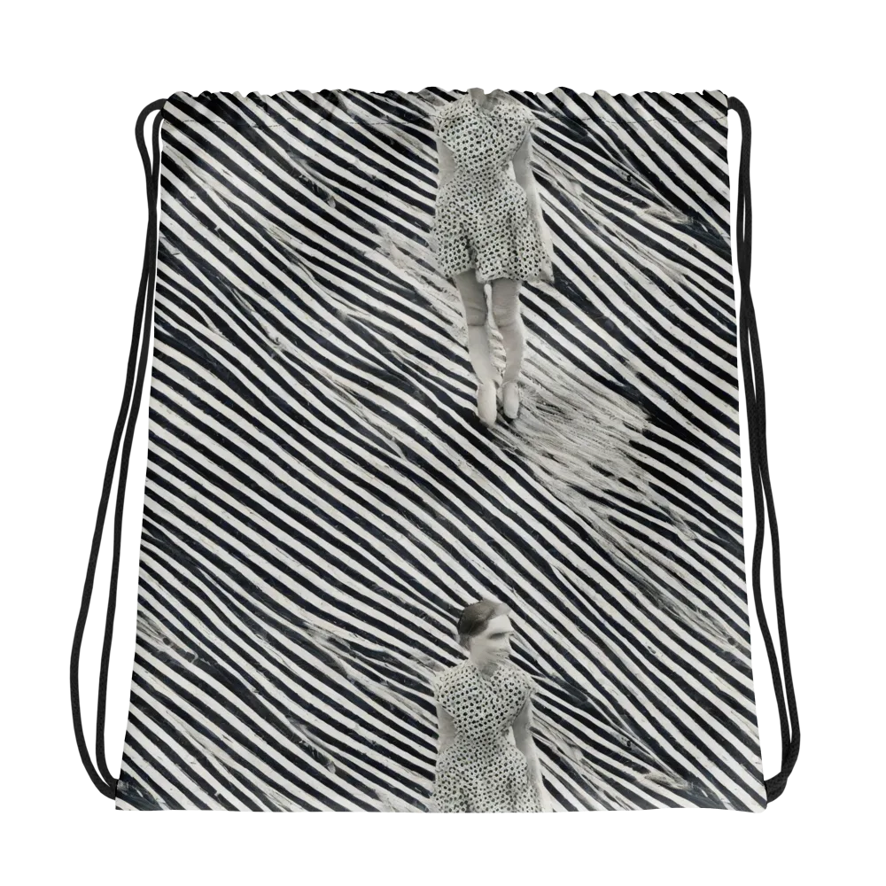 Zebra Chambre on Drawstring Bag — Photo