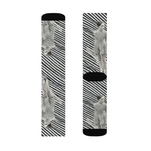 Zebra Chambre on a Socks