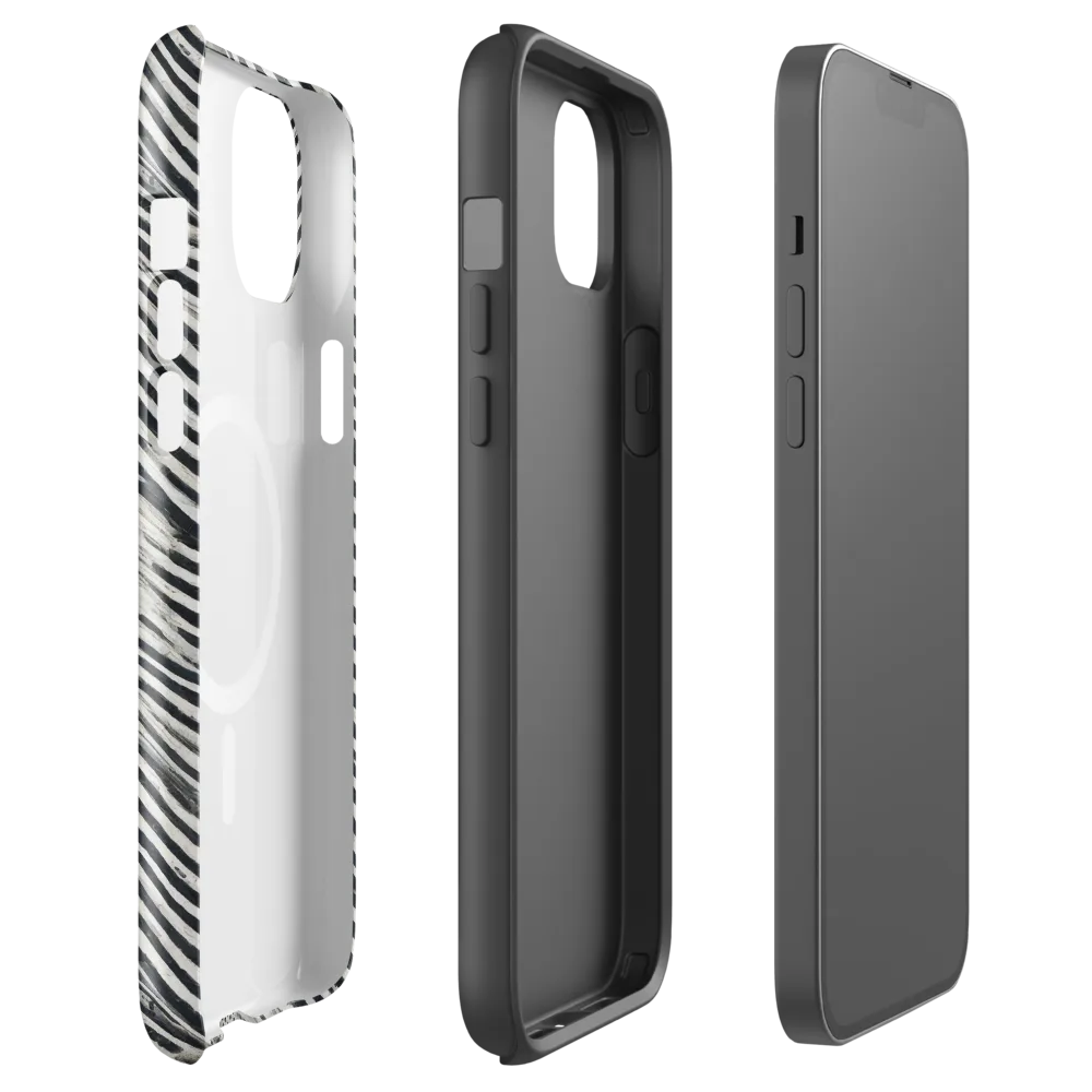 Zebra Chambre on MagSafe Tough Case for iPhone® — Front