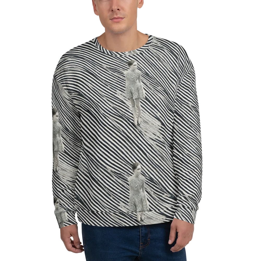 Zebra Chambre on Sweatshirt — Front
