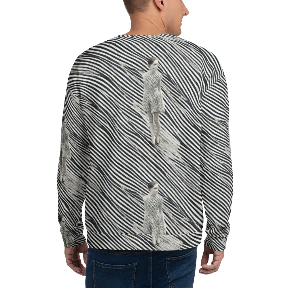 Zebra Chambre on Sweatshirt — Back