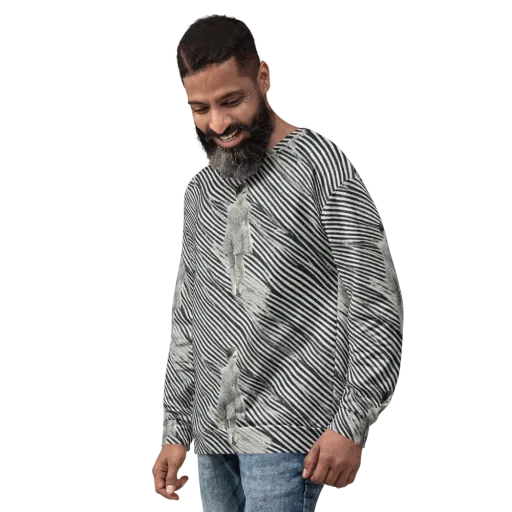 Zebra Chambre on a Sweatshirt