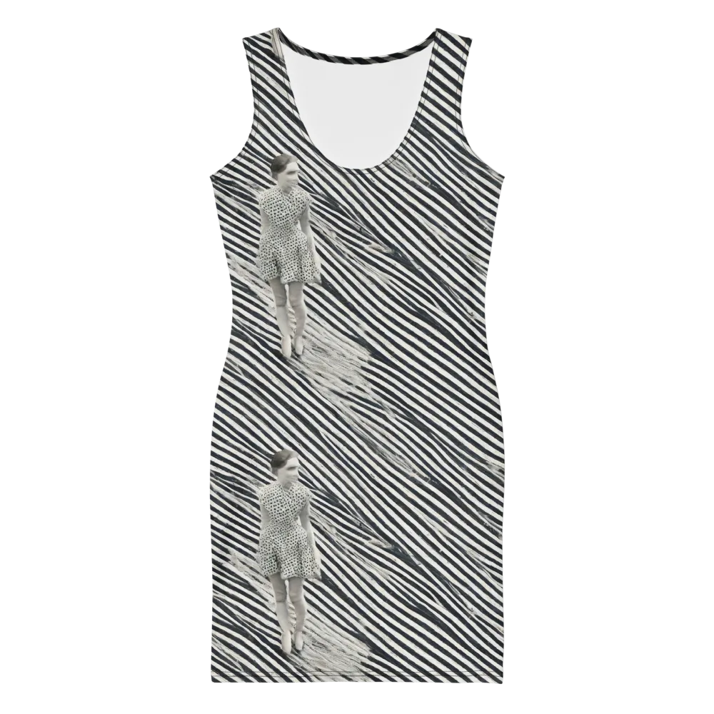 Zebra Chambre on Bodycon Dress — Front