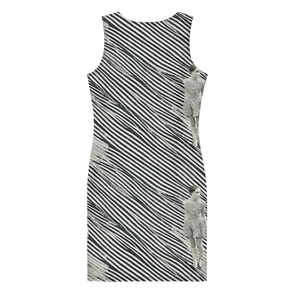 Zebra Chambre on Bodycon Dress — Back